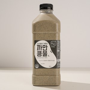 [정담두부집] HACCP 100%국산콩 서리태콩물 까만콩물 (냉동), 3개, 1L