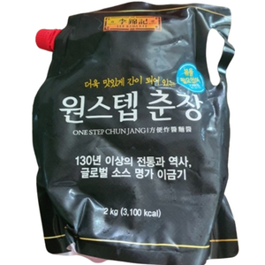 원스텝춘장 원스텝 춘장 이금기 원스텝춘장 스파우트 여경래, 2kg, 1개