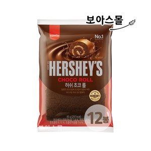 삼립빵 허쉬 초코롤케익(85g 12봉 1박스), 85g, 12개