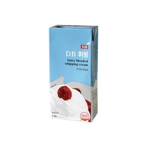 선인 냉장 DB 휘핑크림 1L x 12개 생크림 (아이스박스무료), 1kg