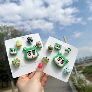 땡스스토리 못말리는 개구리 친구 악세사리 파츠 12P