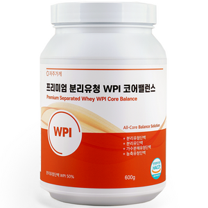 자주가게 분리 유청 단백질 WPI 락토프리 식약청 해썹 인증 대용량, 600g, 1개