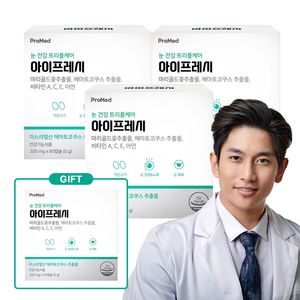 프로메드 아이프레시 루테인 아스타잔틴 비타민 300mg x 60캡슐, 60정, 4개