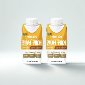 그린비아 캔서케어 담백한맛 균형영양식, 200ml, 6개