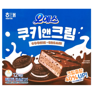 해태제과 오예스 쿠키앤크림, 360g, 1개