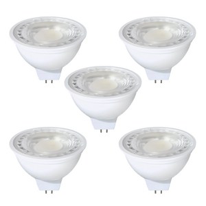 데이온 LED 할로겐 MR16 5W 12V 램프, 5개, 주광색