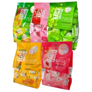 COOWY 쿠위 탑젤리 베트남 5종(망고+딸기+애플망고+청포도+복숭아) 젤리, 320g × 5개, 5개, 320g