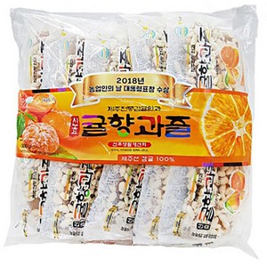 제주신효 귤향과즐 전통한과 감귤과즐, 28g, 20개