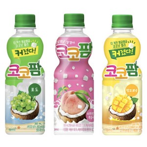 코코팜 페트 3종 4개씩 총12펫 망고+복숭아+포도, 12개, 300ml