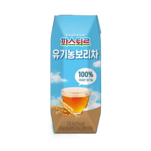 파스퇴르아이생각 순한 유기농 보리차 125 ml, 125ml, 6개