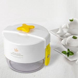 30분완성! 라라그릭 그릭요거트메이커 옐로우 핑크 유청분리기 비전기식 BPA FREE 1만번 실리콘내구성테스트 완료, 1개