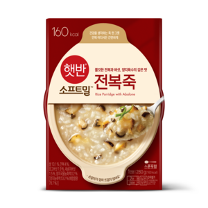 햇반 소프트밀 전복죽 280g, 20개