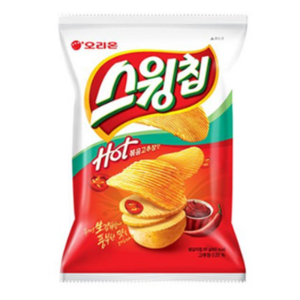 스윙칩 핫 볶음고추장맛, 60g, 3개