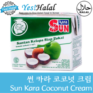 Yes!Global 코코넛 크림 Coconut Ceam (Indonesia Kaa 200ml), 1개, 200ml