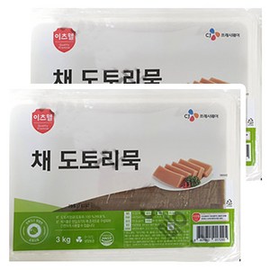 CJ 이츠웰 도토리묵 채 3kg, 2개