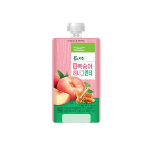 풀무원 풀스키친 납작복숭아 허니그린티 100mlX10, 10개, 100ml