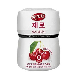 리치스 제로 체리 에이드 분말, 600g, 1개