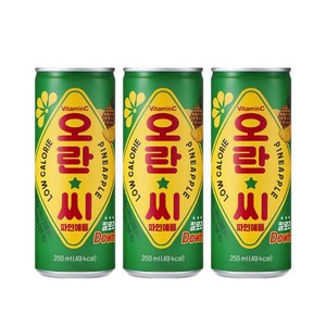 동아오츠카 오란씨 파인애플 캔, 250ml, 60개