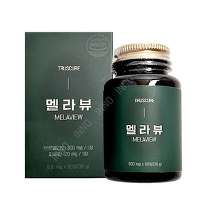 [정품] 트러스큐어 멜라뷰 600mg x 60정 트러스큐어멜라뷰, 1개