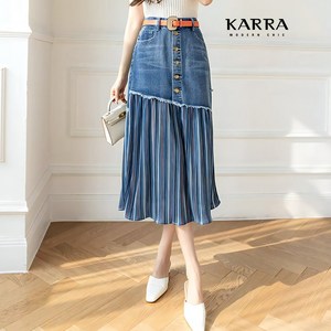 카라 KARRA 77까지 유니크믹스데님스커트 A4S0134