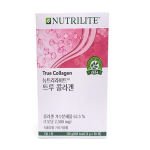 뉴트리라이트 암웨이 트루콜라겐 (저분자 1포당 2 500mg), 1개, 4g x 30포, 120g