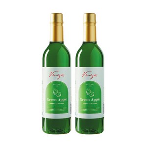 베네치아 그린애플시럽 750ml 2개세트, 2개
