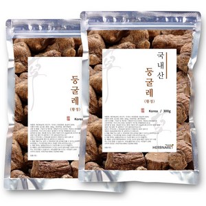 허브나래 저온로스팅 볶은 왕둥굴레 황정 차, 300g, 2개, 1개입