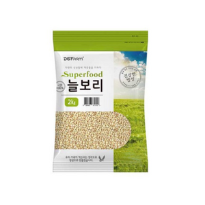 건강한밥상 국산 늘보리쌀, 2kg, 2개