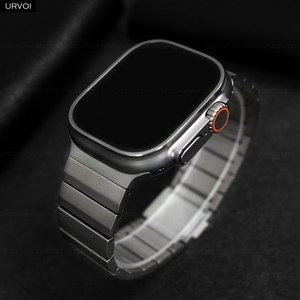 URVOI Titanium Band Compatible fo Apple Watch Ulta 2 Seies 9 8 7 stap fo iWatch bacelet nomad, 1개