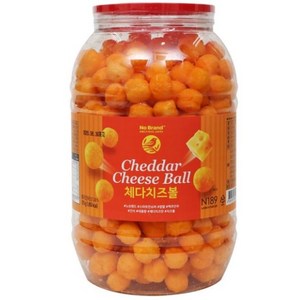 No Brand Cheddar Cheese Ball 370g 체다치즈볼 과자, 2개