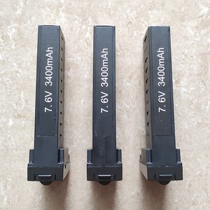 드론용품 7.6V 3400mAh 리튬 폴리 배터리 ZLRC 비스트 SG906 프로 2 맥스 XIL 193 CSJ X7 RC 드론 쿼드콥터 예비 부품 액세서리, [03] 3PCS, 03 3PCS