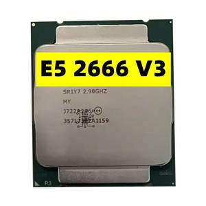 10 코어 20 스레드 CPU 프로세서 제온 E5 2666v3 2666 v3 2.9 GHz 25M 135W LGA 2011-3 E5-2666V3