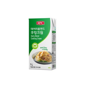 RPC 리치 데어리블랜드 쿠킹크림 1L 홉라 밀락 대체 로제 떡볶이 파스타, 1개