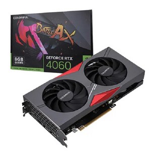 COLORFUL 지포스 RTX 4060 토마호크 DUO V2 D6 8GB, 선택없음