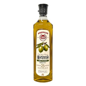 해표 압착 올리브유, 900ml, 1개