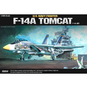 1/48 F-14A 톰캣 전투기 프라모델 (12253), 본상품선택, 1개