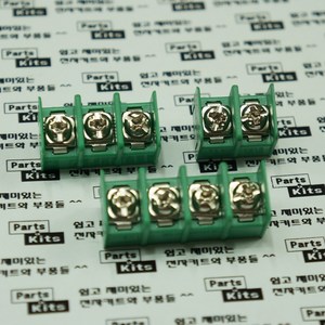 [파츠키츠] KF7.62mm 터미널블럭 2P 3P 4P 연결 단자대 PCB 아두이노, KF7.62-02P