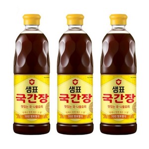 샘표 국간장, 860ml, 3개