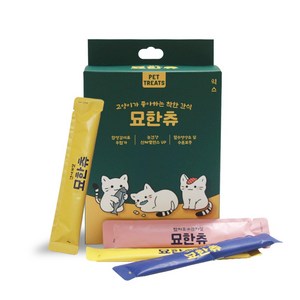 펫트리츠 고양이 묘한츄 대용량 간식 30p, 1개, 450g, 믹스(가다랑어게살,참치조개관자살,연어게살)