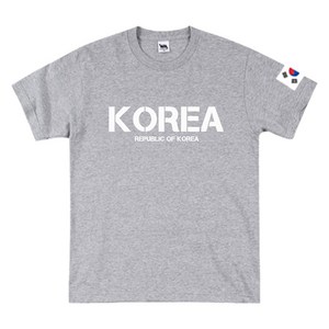 2023년 NEW 남녀공용 코리아 면 반팔 티셔츠 4종 KOREA