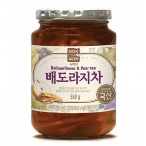 [녹차원] 배도라지차 액상차 전통차 과실차, 2개, 550g, 1개입