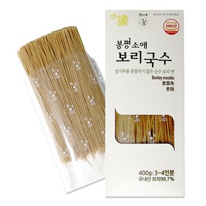 소애 보리국수 밀가루가 들어가지 않은 국내산 순곡물면, 400g, 2개