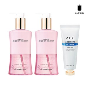 더마큐어 마스터 원샷 클렌저 시즌2 200ml x2 + AHC 핸드크림 75ml, 1개