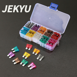 JEKYU 캠핑카 자동차용 휴즈 퓨즈 FUSE 신형 대형 ATO fuse 100pcs CAR FUSES, 1개