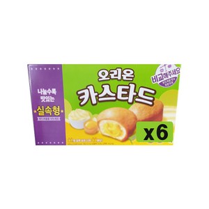 오리온 카스타드, 690g, 6개