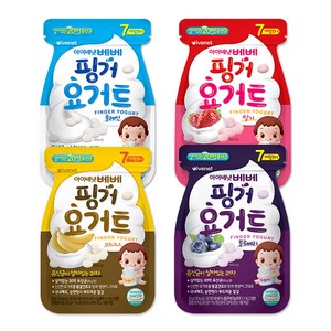 아이배냇 핑거 요거트, 플레인, 20g, 3개