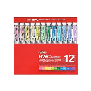 홀베인 수채화물감 파스텔컬러 HWC 5ml 12색 세트