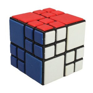 매직 큐브 Funcube 사다리 색상 6.5cm 블랙 배경 444 AI 바인딩 CT 특수 모양 퍼즐 키덜트 177328, 1개