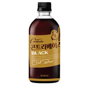 칸타타 콘트라베이스 콜드브루 블랙, 500ml, 6개