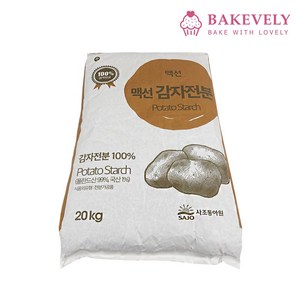 맥선 감자전분 20kg 감자가루, 1개